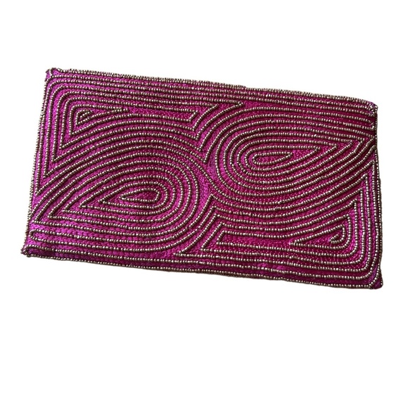 SALDARINI 1882 BEADED CLUTCH NWT LUXURY ELEGANT FORMAL WEDDING GUEST EVENING - Picture 3 of 12